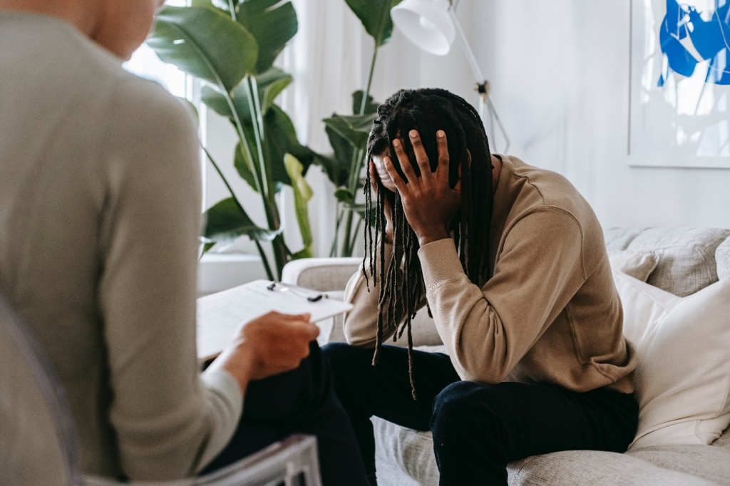 a patient with PTSD