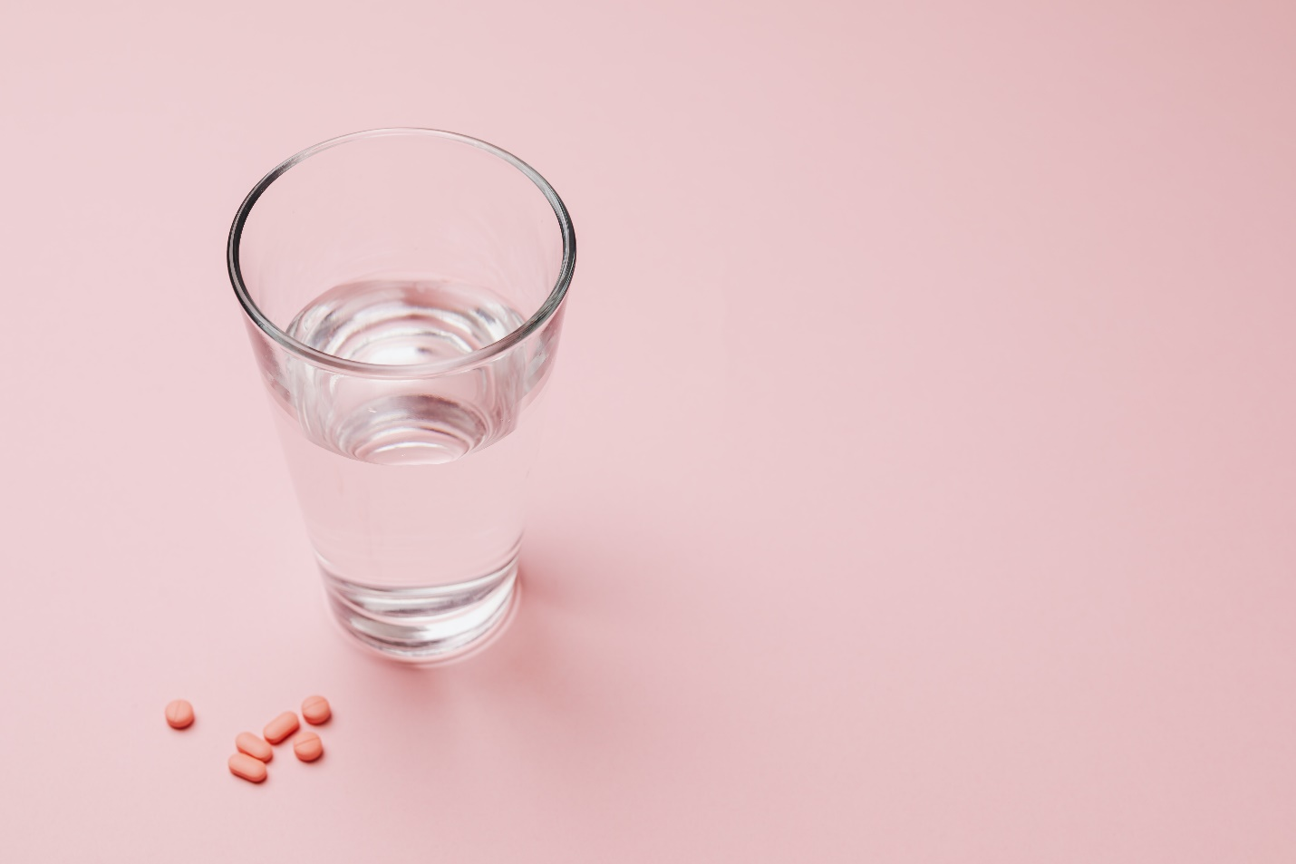 allergy medicines with a glass of water