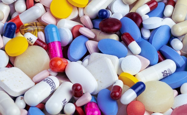 number of medicines mixed together