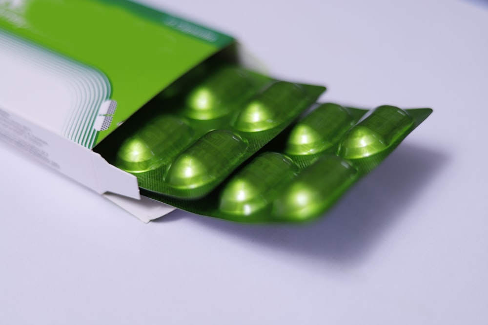 An image of an open pill box