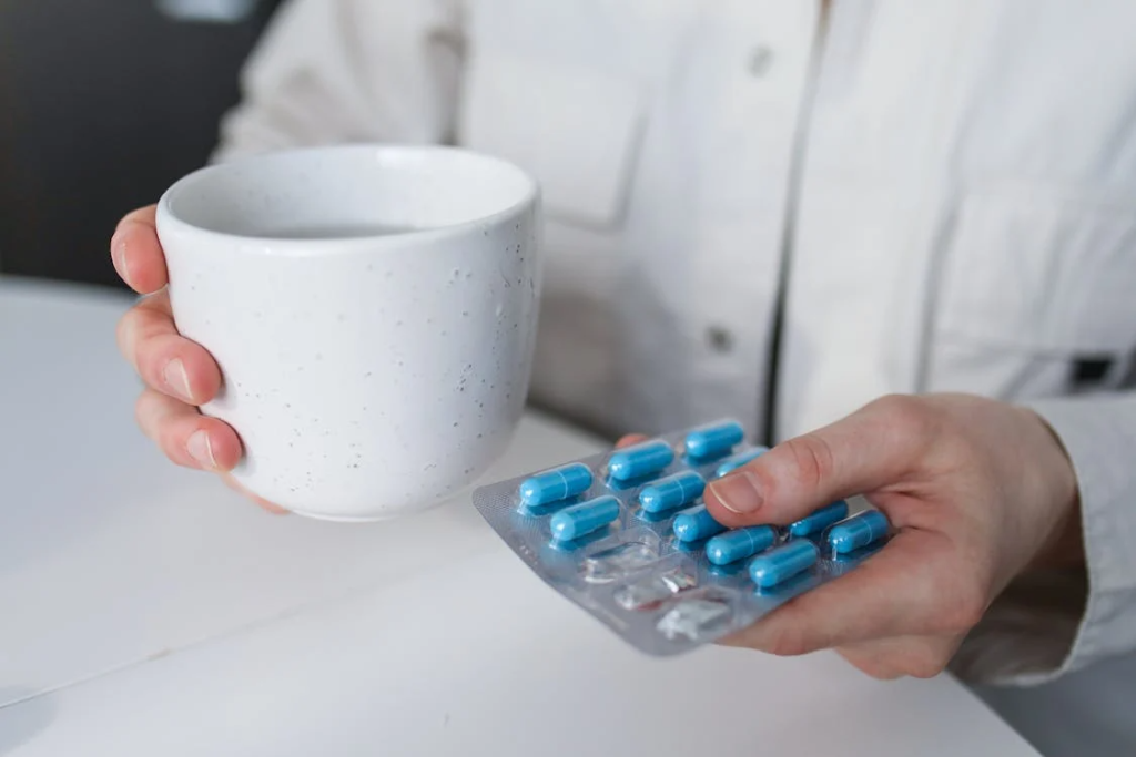 Patient preparing for medication after successful Prescription Assistance Enrollment with Advocate My Meds.