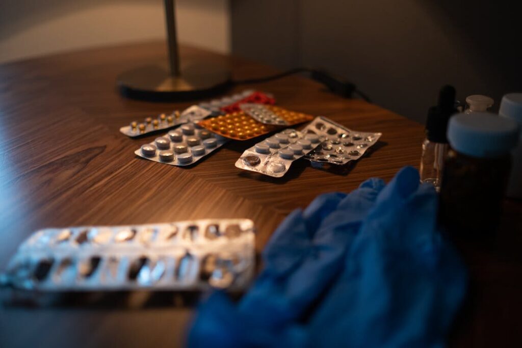 prescription medication on the table